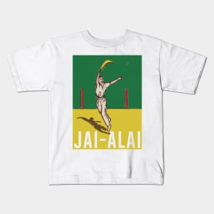 Jai-Alai  - Original Retro Design Kids T-Shirt